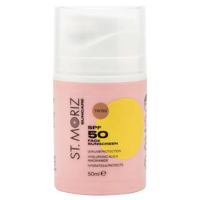 ST. MORIZ Suncare Tinted Face Sunscreen SPF50 50ml