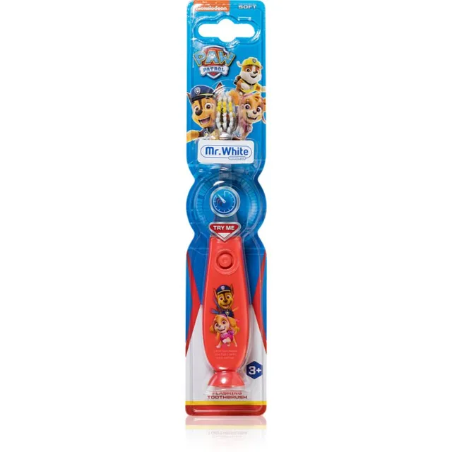 Nickelodeon Paw Patrol Flashing Toothbrush Hambahari lastele soft 3+ 1 tk