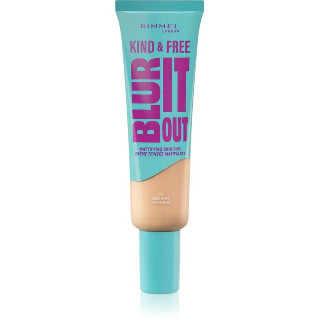 Rimmel Kind & Free Blur It Out Kerge tooniv niisutaja SPF 20 varjund 010 Rose Ivory 30 ml