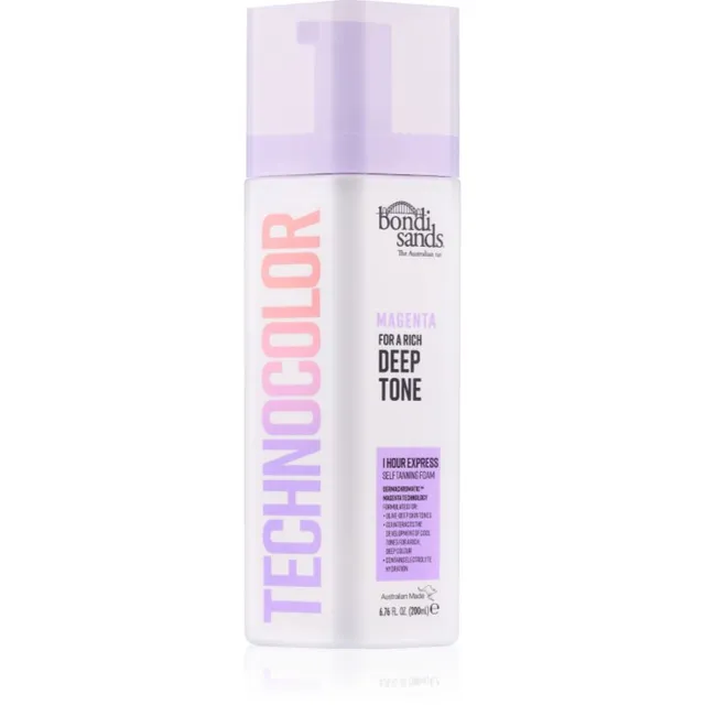 Bondi Sands Technocolor Magenta Isepruunistav vaht varjund Deep Rich Tone 200 ml