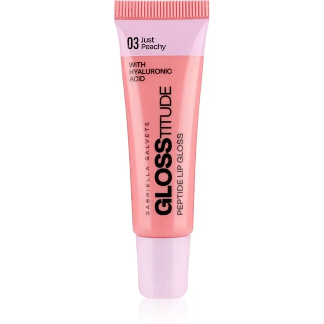 Gabriella Salvete Glosstitude Peptide Lip Gloss Niisutav huuleläige varjund 03 Just Peachy 10 ml