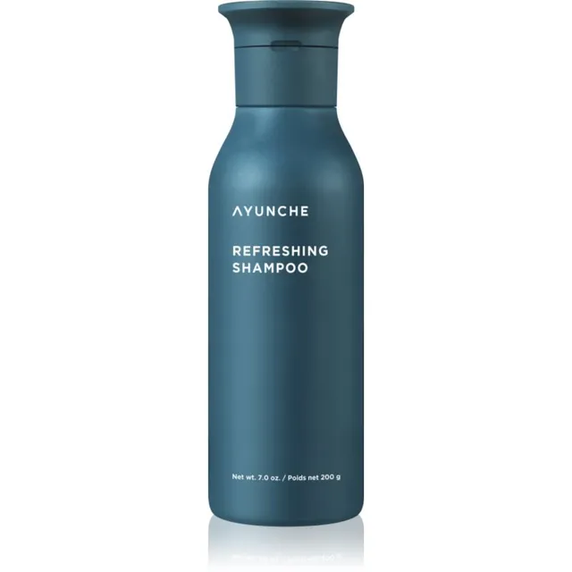 AYUNCHE Refreshing Shampoo Värskendav šampoon rasustele juustele ja peanahale 200 g