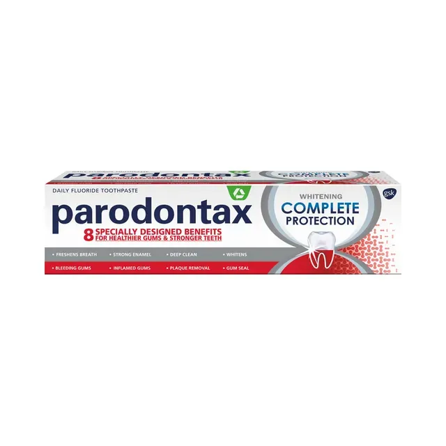 Hambapasta Complete Protection Whitening, PARODONTAX, 75 ml