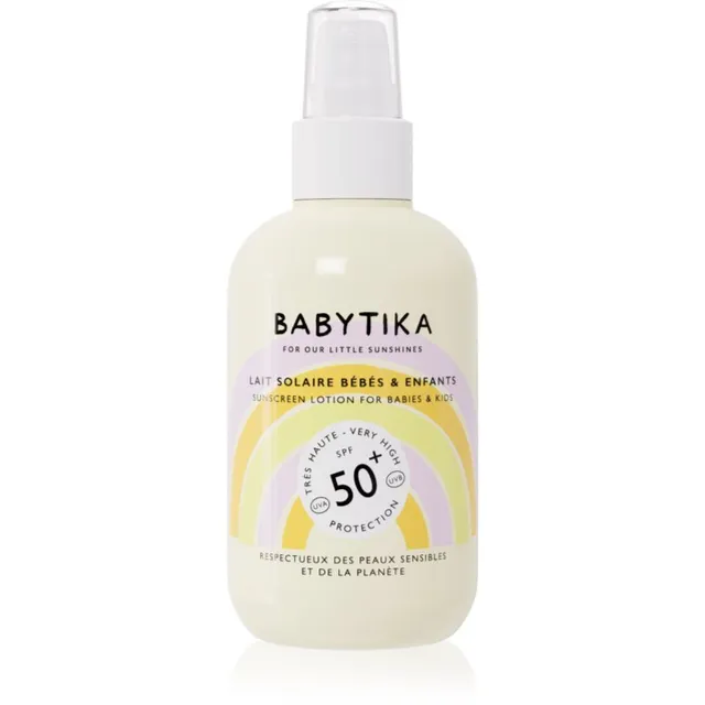 Mimitika Babytika Sunscreen Lotion SPF 50+ Päevituslosjoon lastele pihustiga SPF 50+ 190 ml