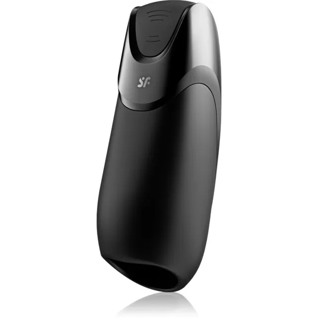 Satisfyer MEN+ Meeste Masturbaator vibreeriv Black 14.5 cm