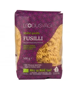 Loodusvägi ÖKO pasta durum manna fusilli 500g IT-BIO-008