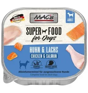 MAC´s konserv koerale KANA ja LÕHE (99% liha), teraviljavaba, kausike (Superfood Dog Chicken & Salmon)