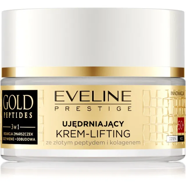 Eveline Cosmetics Gold Peptides Tõstev ja pinguldav niisutaja 50+ 50 ml