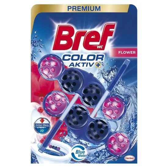 Bref WC värskendaja Blue Aktiv Fresh Flower 2x50g