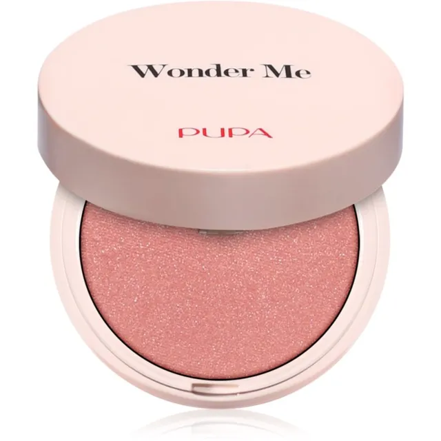 PUPA Milano Wonder Me Natural Effect Blush Kompaktne põsepuna loomuliku ilme andmiseks varjund 003 That's Hot - Radiant 4 g