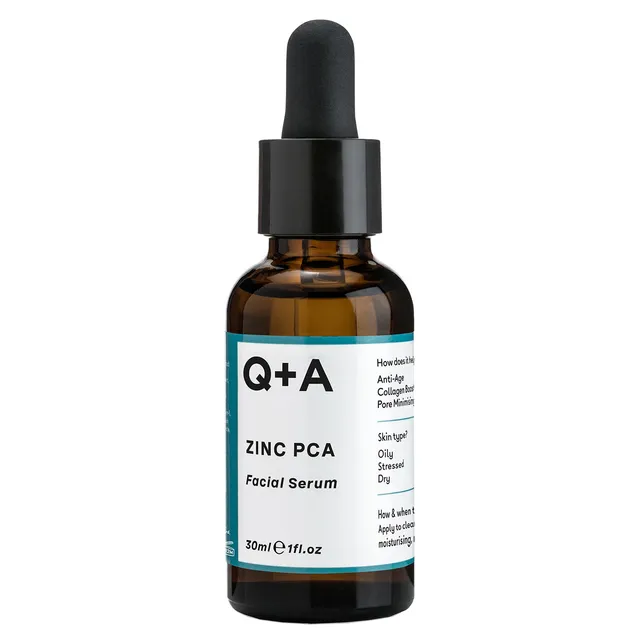 Q+A Zinc Pca Facial Serum 30ml
