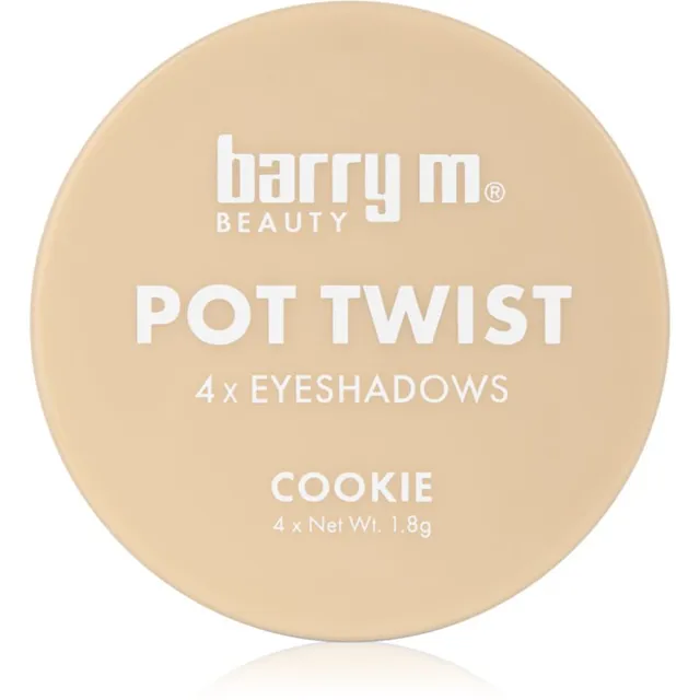 Barry M Pot Twist Kreemjas lauvärv varjund Cookie 4x1.8 g