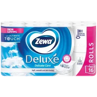 Tualettpaber Delux Delicate Care 3-kihiline, ZEWA, 16 rl