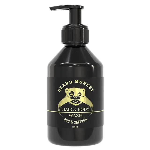 BEARD MONKEY Oud & Saffron Hair & Body Wash 250ml