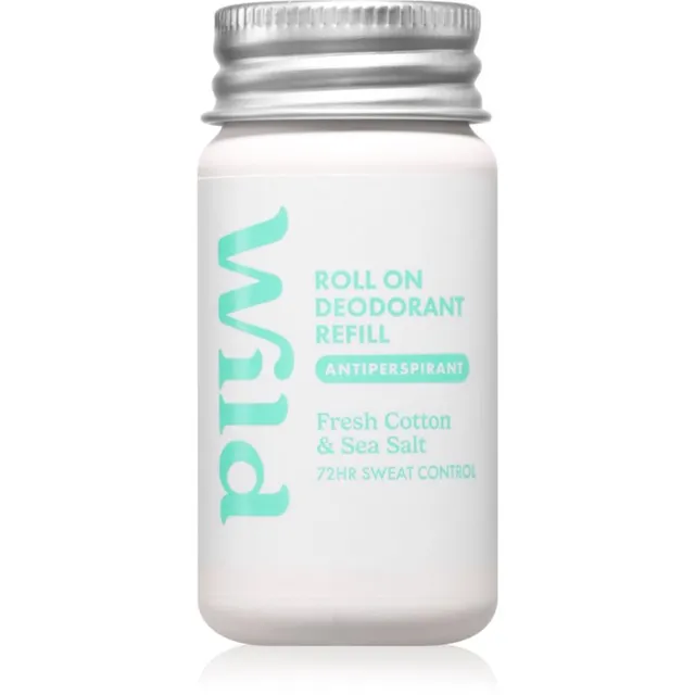 Wild Fresh Cotton & Sea Salt Refill Rulldeodorant-antiperspirant täitepakend 50 ml