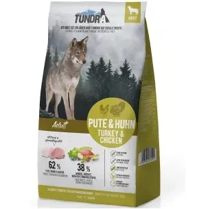 TUNDRA kuivtoit koertele KALKUNI- ja KANALIHAGA, teraviljavaba