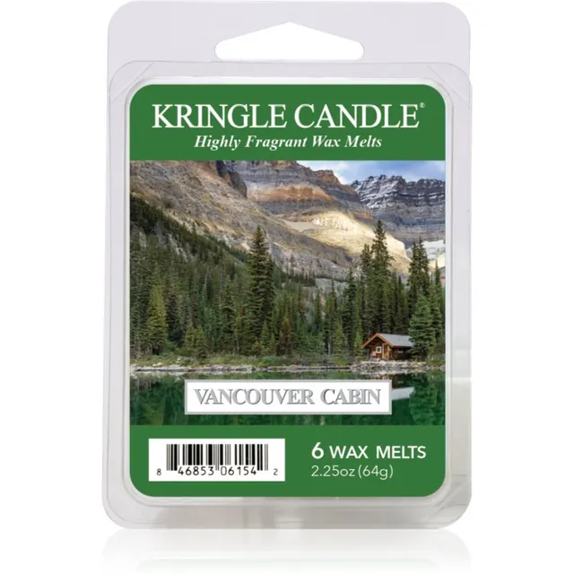 Kringle Candle Vancouver Cabin 6 Wax Melts lõhnaküünal 64 g