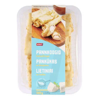 Pannkoogid kohupiimaga 360g Rimi