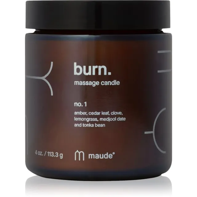 Maude Burn massaažiküünal No.1 Amber, Cedar leaf & Lemongrass 113 g