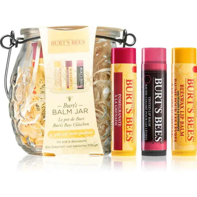 Burt’s Bees Balm Jar Kinkekomplekt huultele