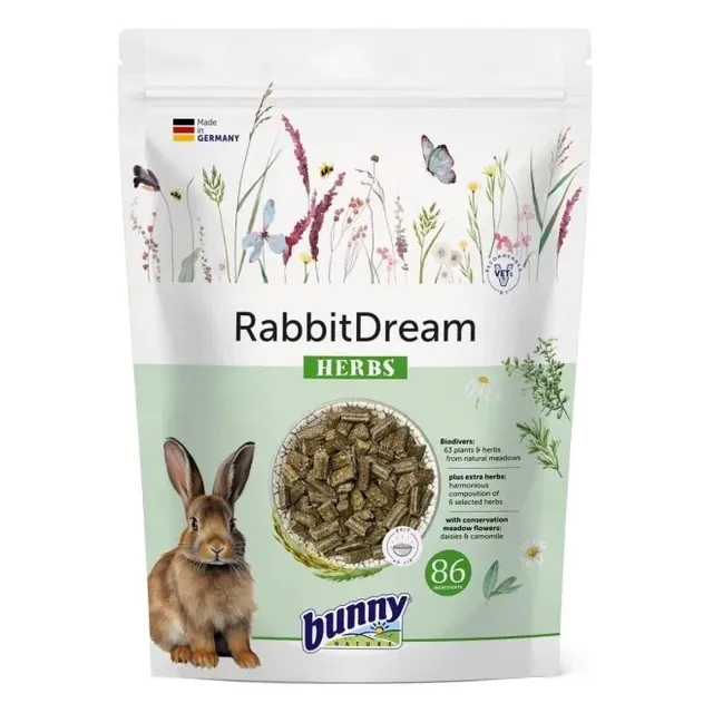 Bunny RabbitDream küüliku täissööt, ürdid, 1,5 kg
