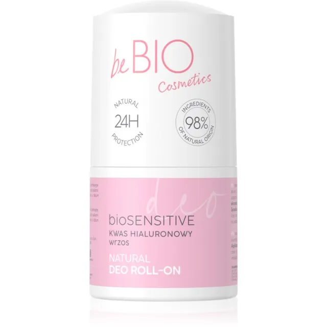 beBIO Hyaluro bioSensitive Rulldeodorant tundlikule nahale 50 ml
