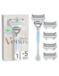 Gillette Venus Satin Care Aloe raseerija + 5 vahetustera