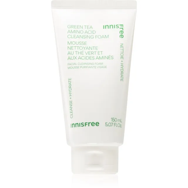 innisfree Green Tea Amino Acid Cleansing Foam Õrn puhastusvaht niisutava toimega 150 ml