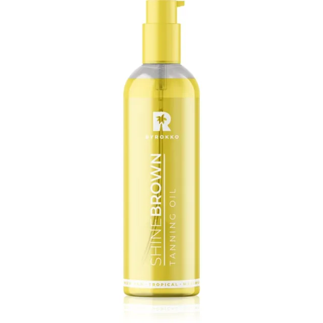 ByRokko Shine Brown Tanning Oil Näo ja keha päevituse kiirendaja 145 ml