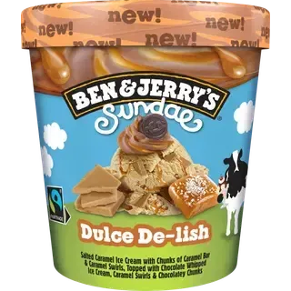 Dulce De-lish Sundae pint jäätis, BEN&JERRY´S, 350 g