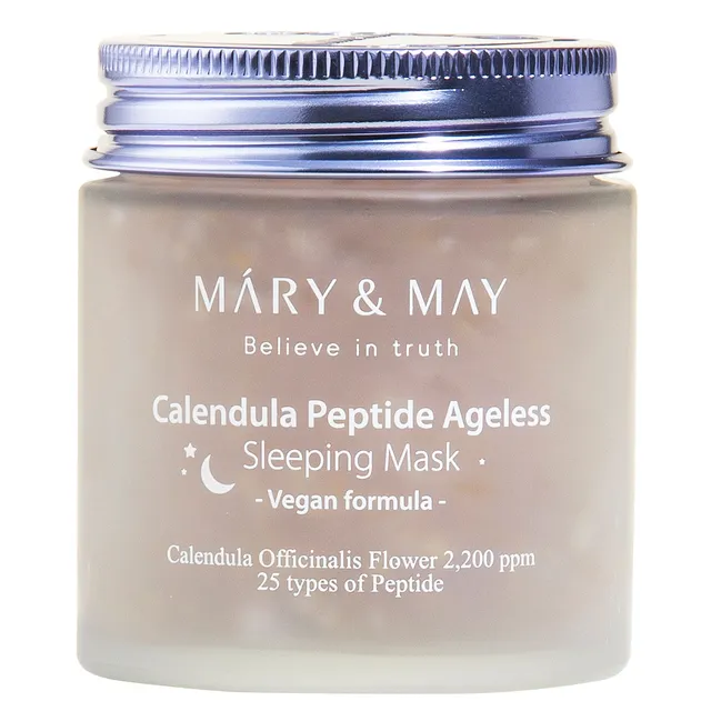 MARY & MAY Vegan Calendula Peptide Ageless Sleeping Mask 110g