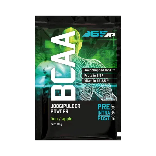 Bcaa joogipulber Õun, 365JP, 10 g