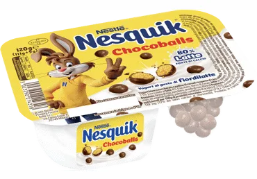 Jogurt NESTLE Nesquik chocoballs, 120g