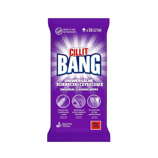 Puhastuslapid, CILLIT BANG, 36 tk