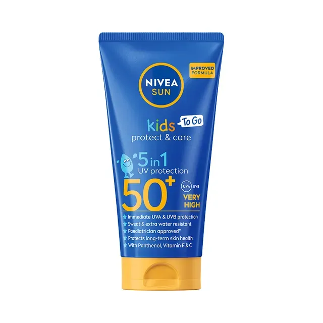 Päevituspiim lastele SPF50+ Protect & Care, NIVEA SUN, 50 ml