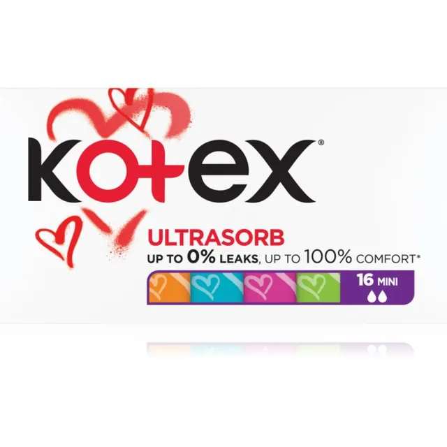 Kotex Ultra Sorb Mini tampoonid 16 tk