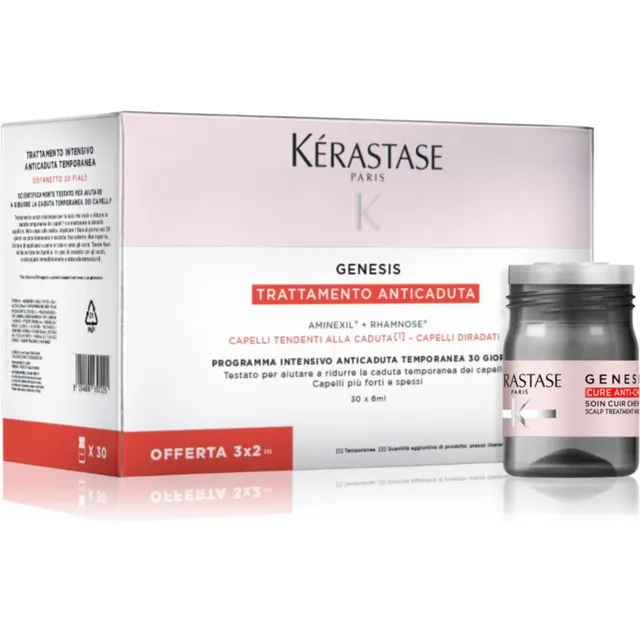 Kérastase Genesis Ampoules Cure Anti-Chute Fortifiantes Juuksehooldus ampullides 30x6 ml