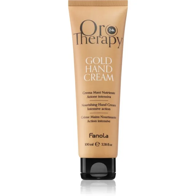 Fanola Oro Therapy Gold Hand Cream Niisutav ja toitev kreem 24-karaadise kullaga 100 ml
