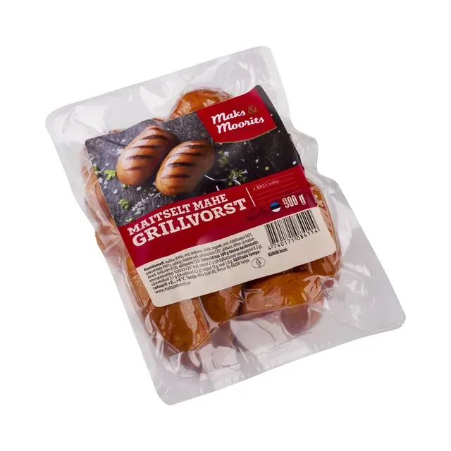 Maitselt mahedad grillvorstid, MAKS&MOORITS, 900 g