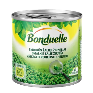 Bonduelle väikesed rohelised herned 400g