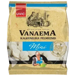 Vanaema Külmutatud pelmeenid kalkuniga, UVIC, 400 g