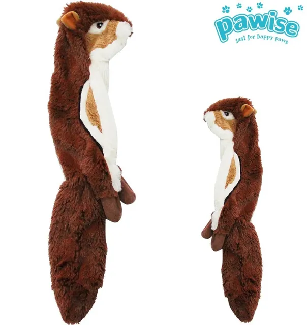 Mänguasi koerale, täidiseta vöötorav Stuffless Chipmunk (Pawise)