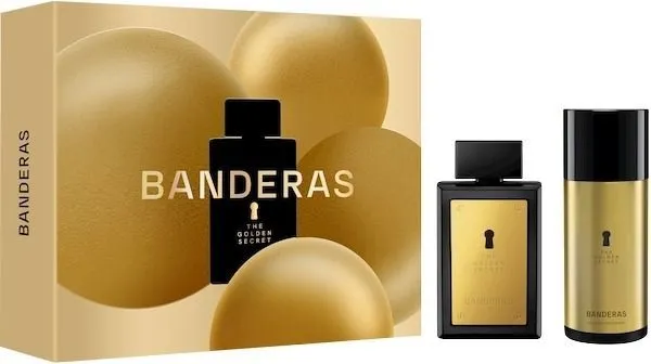 Antonio Banderas The Golden Secret EDT (100mL) + Deospray (150mL)