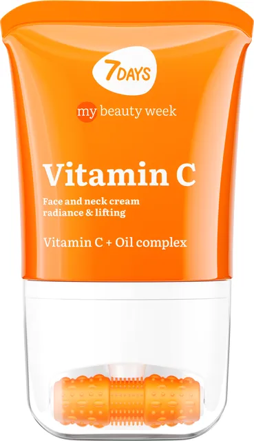 7DAYS My Beauty Week Vitamin C Face And Neck Cream Massager Radiance & Lifting (80mL)