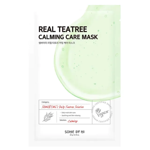 SOME BY MI Real Tea Tree Calming Care Sheet Mask 20g