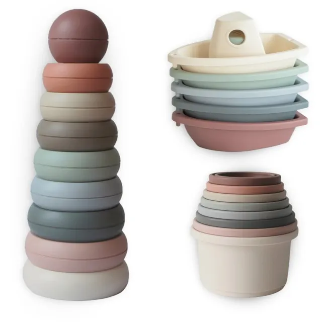 Mushie Toy Giftbox mänguasjade komplekt