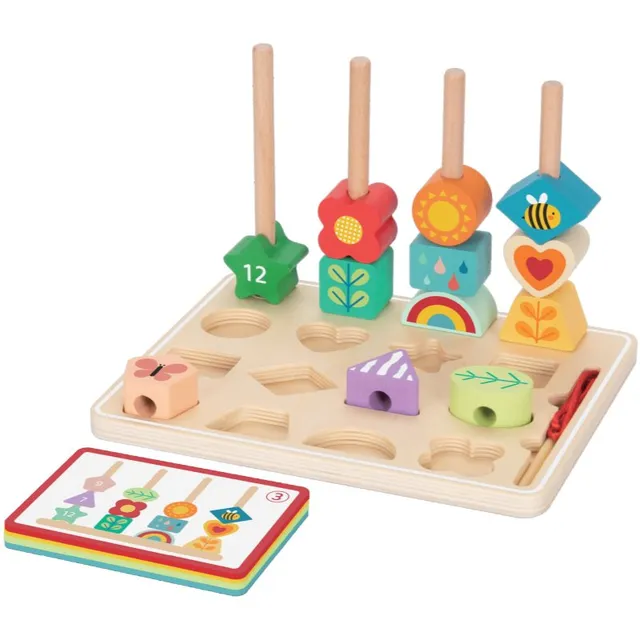 2Kids Toys Card Sorting Game Meadow aktiveeriv mänguasi 18m+ 30 tk