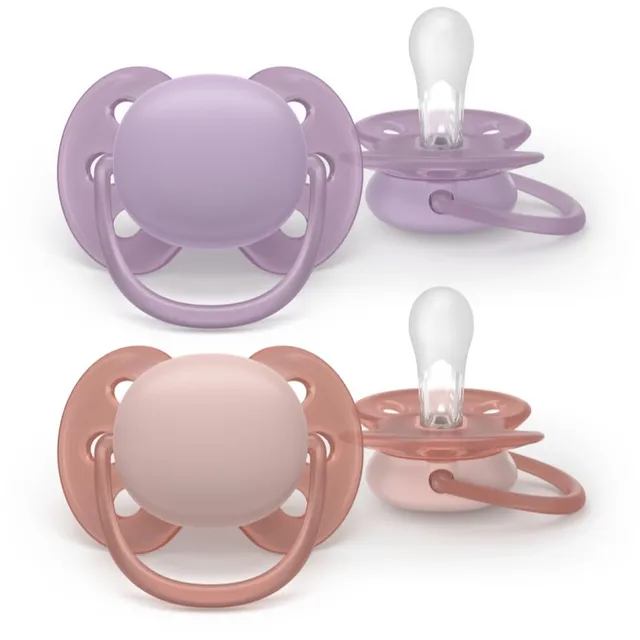 Philips Avent Ultrasoft SCF091/43 6-18 m lutt Girl 2 tk