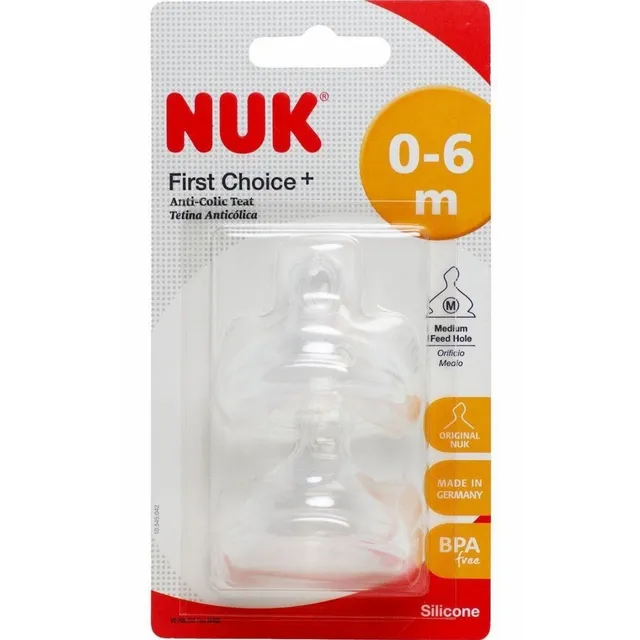 NUK FC+ PUDELILUTT SILIK. S (0-6 KUUD) N2