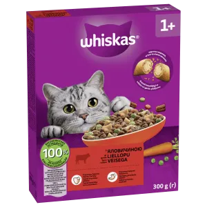 Whiskas kuivt.kassile 300g veiselihaga